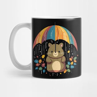 Wombat Rainy Day With Umbrella Mug